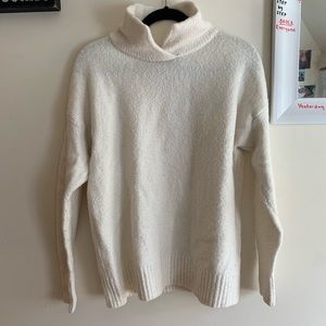 French Collection cream/white Collared sweater